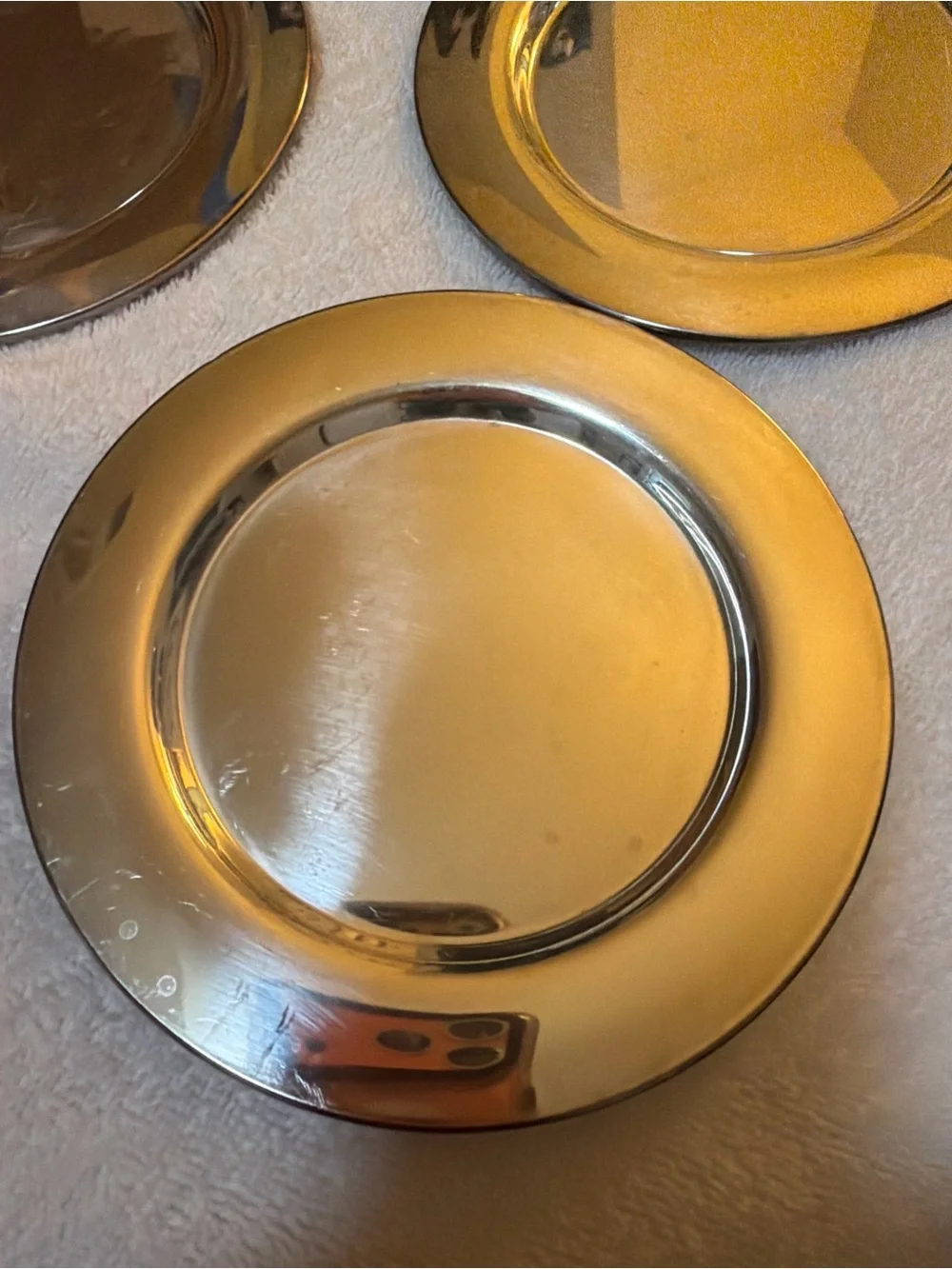 Set of 8 Silver-toned Plated